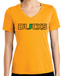 Ducks LST353 Lady V-Neck 100% Poly Tee